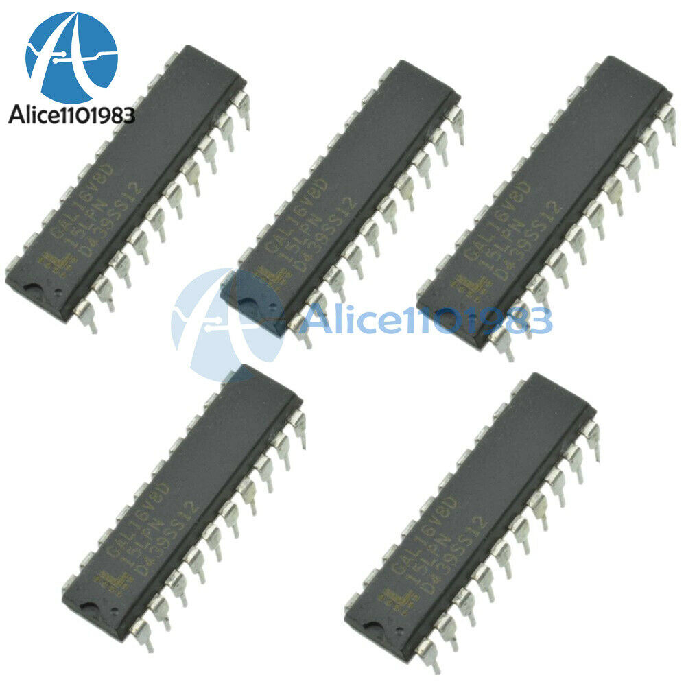 5PCS IC GAL16V8D GAL16V8D-15LPN DIP-20 GAL16V8D