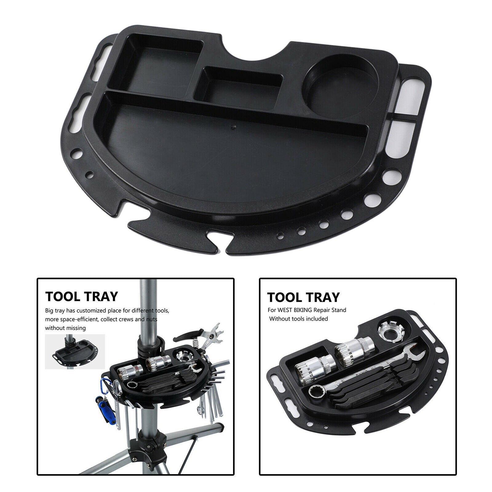 Work Tray Organizer for WEST BIKING Repair Stand Maintenance Parts Mechanic