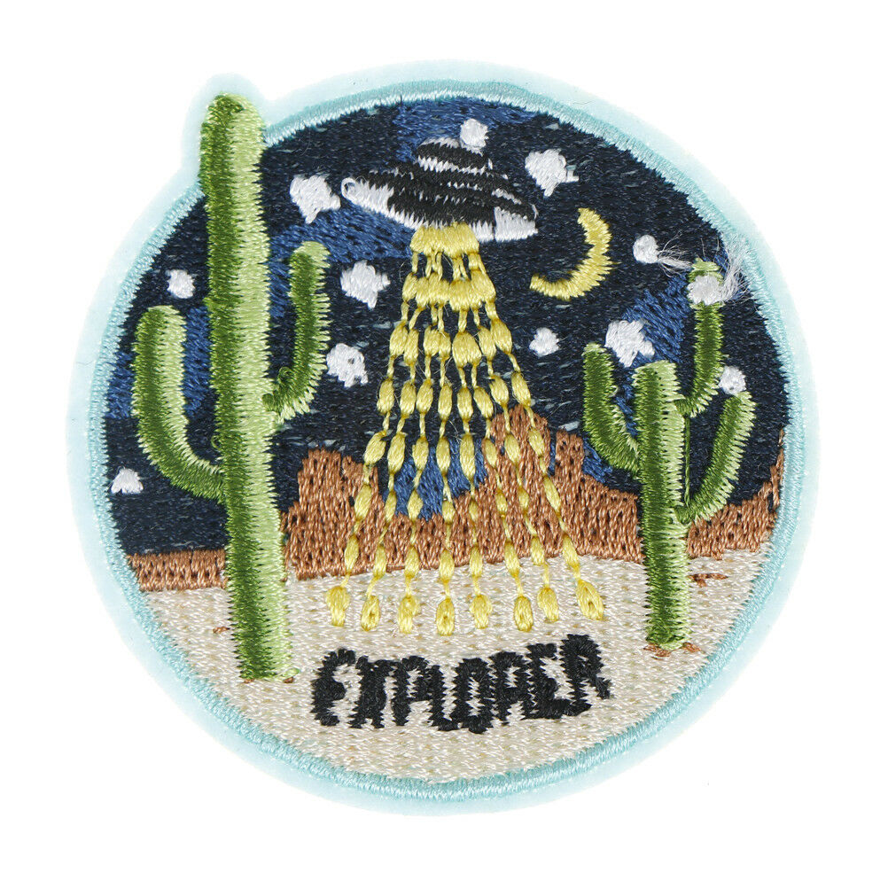 Cactus Fabric Patch Embroidered Sew on Patches For Clothing DIY Decoration.l8