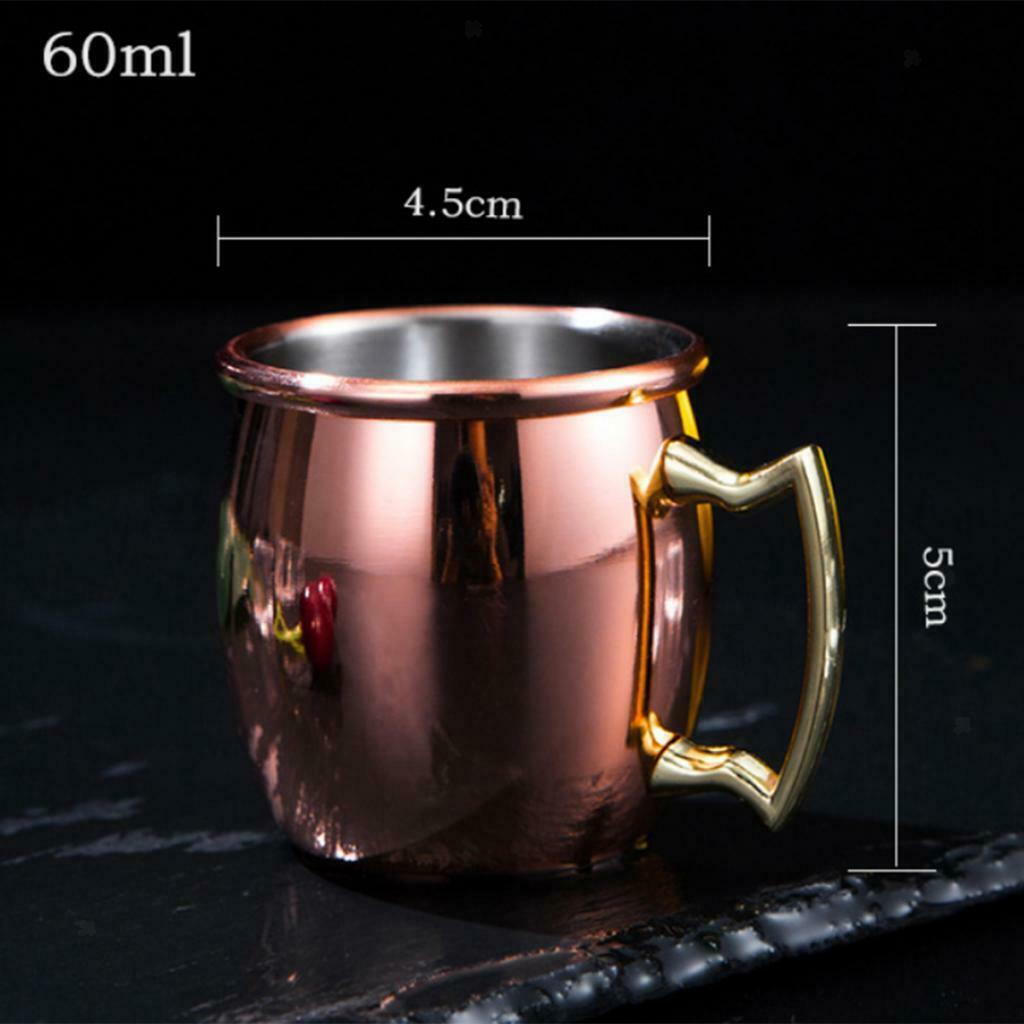 Set of 4, Mini Moscow Cup Barrel Coffee Espresso Cocktail Wine Beer Mug Gift