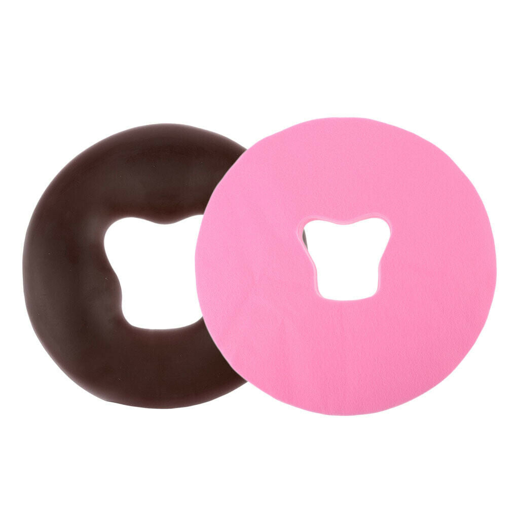 Silicone Face Cushion Headrest Pillow for Massage Table Face Cradles+100x Covers