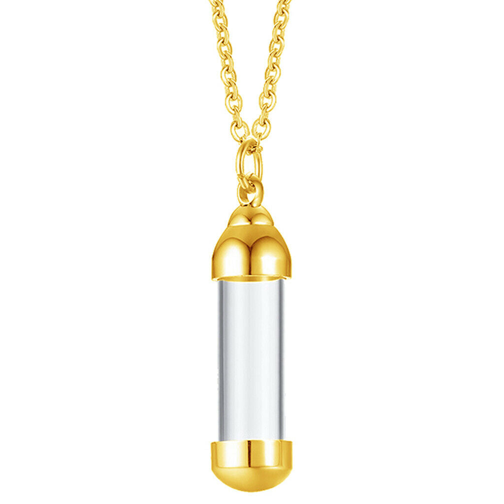2 x 50cm Urn Pendant Necklace Keepsake Memorial Pendant for Ashes Hair