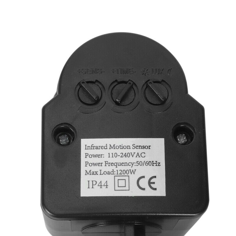 Ac110V~240V Outdoor Pir Motion Sensor Switch Wall Light Lamp 180 Degree SensorU2