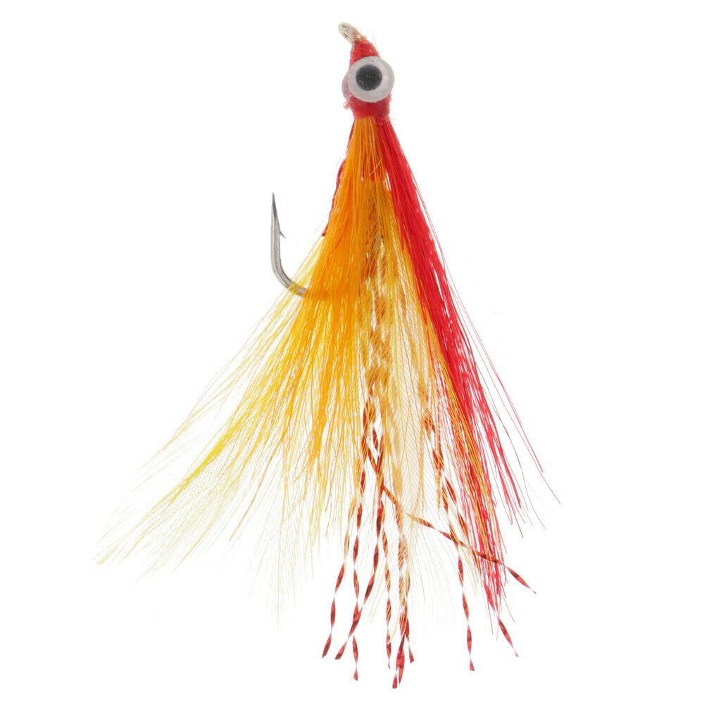 Minnow Fly Fishing Flies Assortment - Saltwater and Bass Flies - Dry Flies for