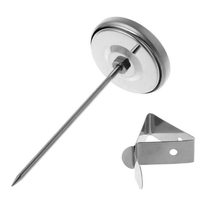 1Pcs Stainless steel BBQ Accessories Grill Meat Thermometer Dial Temperature