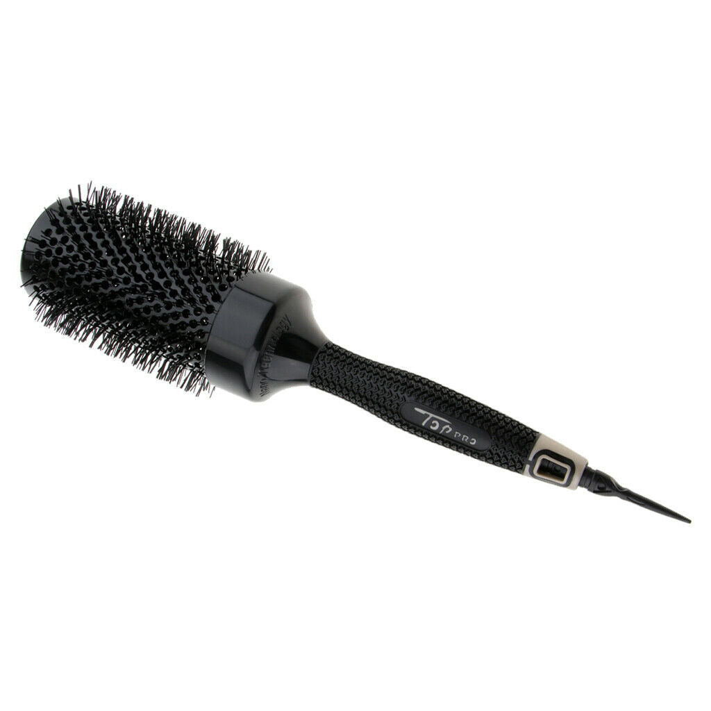 Black roller brushes round comb for curly hair styling set tip