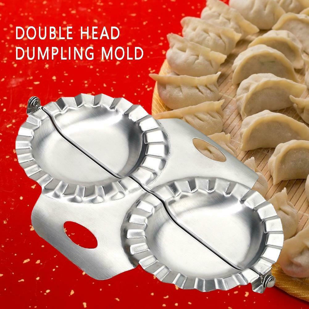 Stainless Steel Dumpling Mold DIY Dumplings Wrapper Maker Kitchen Gadgets @