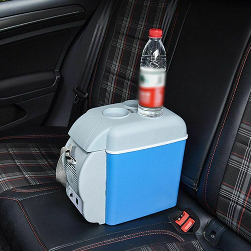 12V Portable Car Refrigerator 7.5L Warming Cooling Box Road Trip Travel Camping
