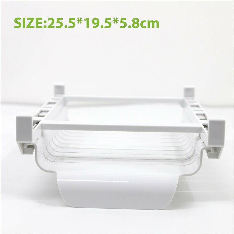 Refrigerator Storage Rack Kitchen Supplies Bag Track Telescopic Storage R EADFA