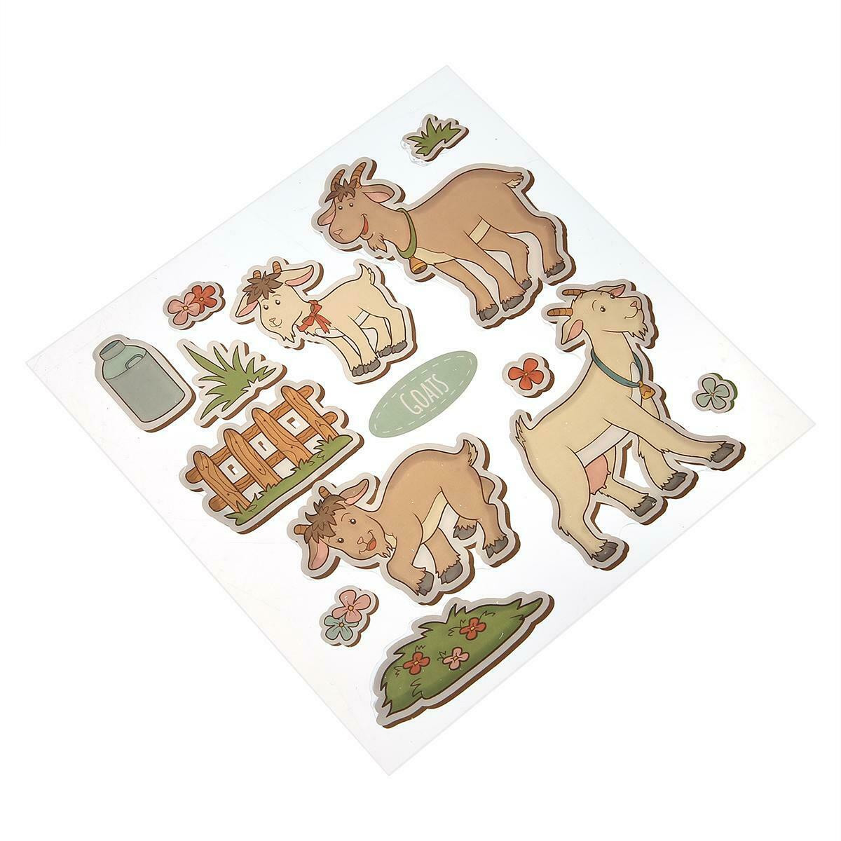Goat Silicone Stamps Carbon Steel Cutting Dies Stencil Scrapbook Album @
