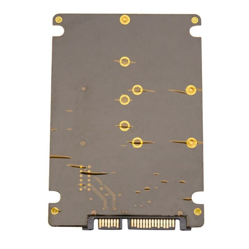 2 in 1 NGFF M.2 B+M Key Mini PCI-E or mSATA SSD to SATA III Adapter Card for fP4