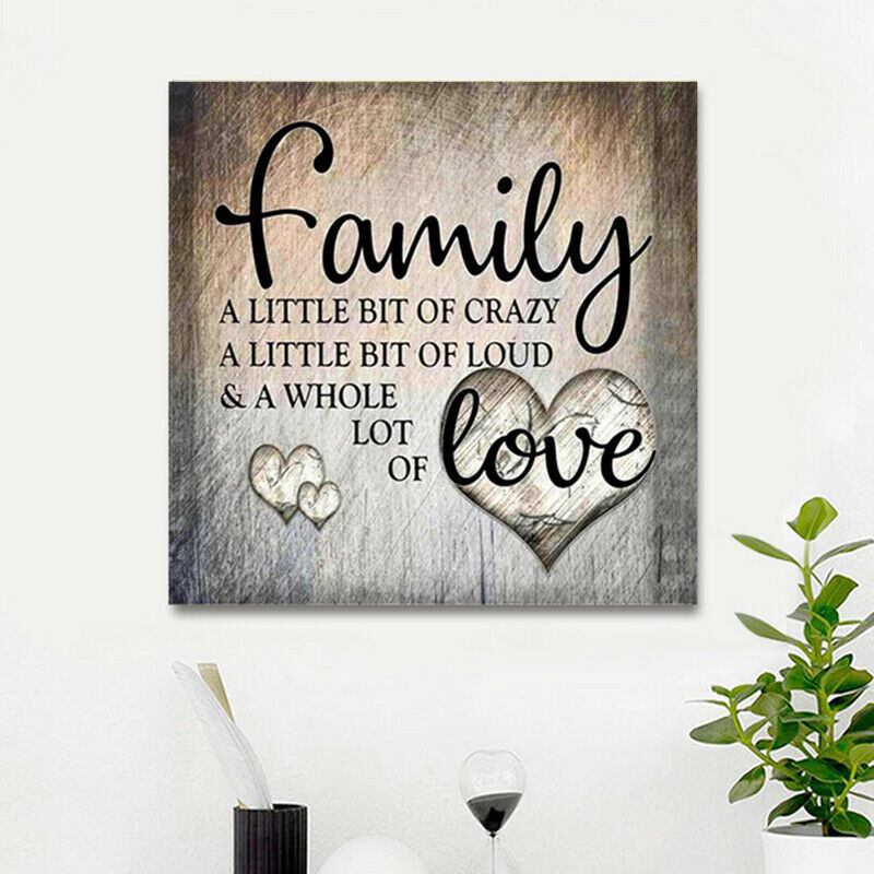 5D DIY Full Drill Diamond Painting Family Cross Stitch Kit Embroidery Home Decor
