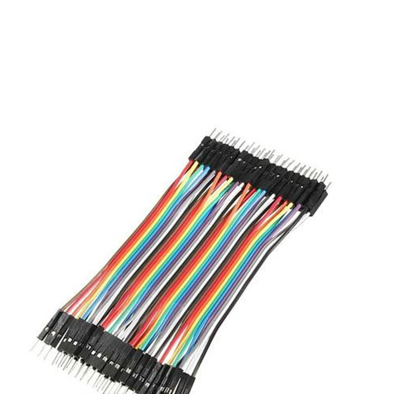 40pcs 10cm Jumper Wire Cable For Arduino Breadboard Prototyping Male to M_s WF