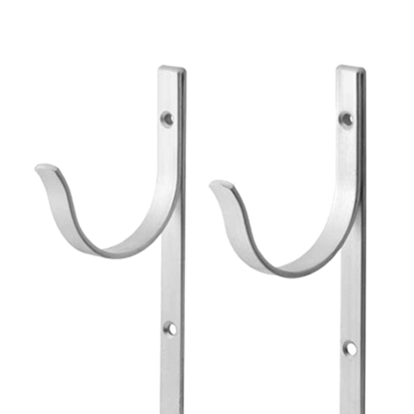 2pcs Telescoping Pole Hook Storage Rack Skimmers Brushes Hanger Garden Tools
