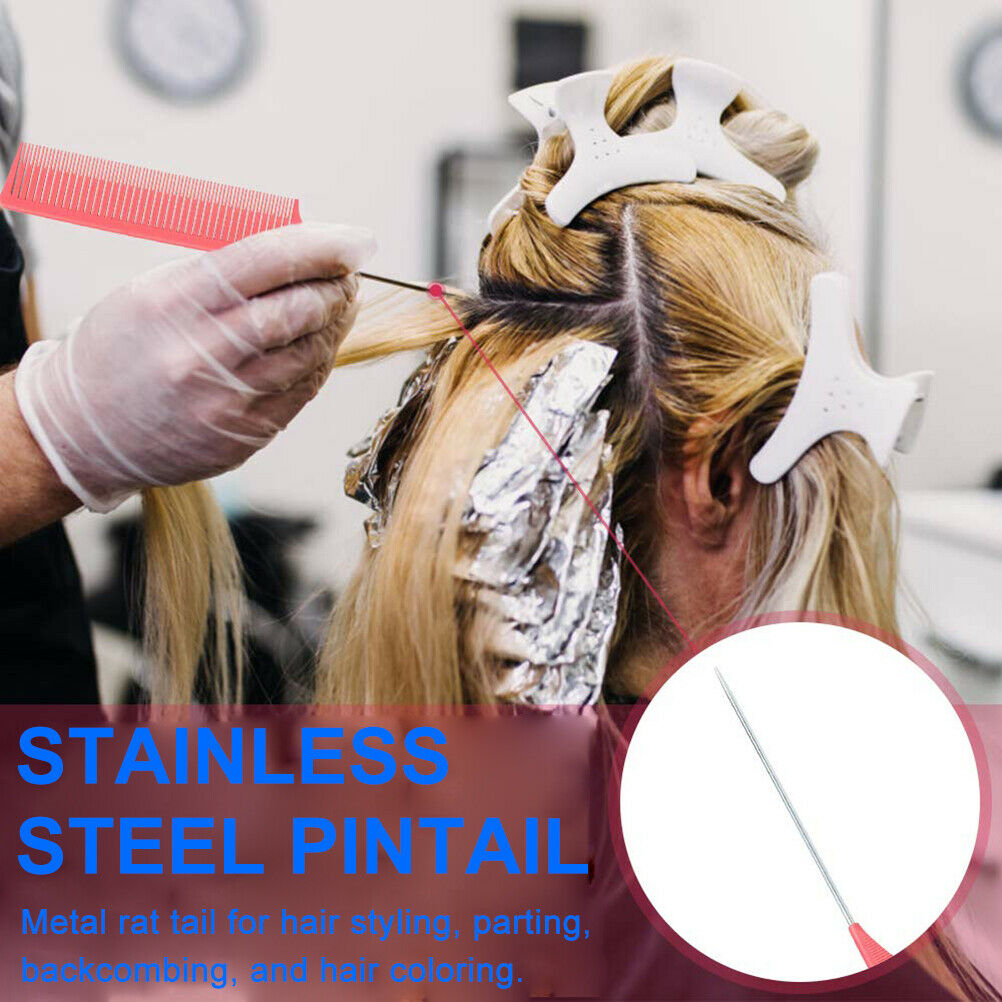Needle Handle Comb Multifunctional Hairdressing Anti-static Styling Hair Comb