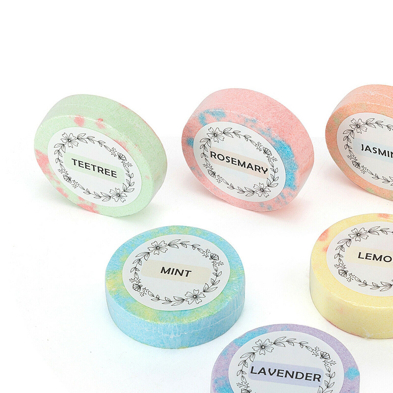 6 Mixed Home Bath Bombs Aromatherapy Wedding Shower Steamers Gifts For Women