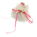 Wedding Party Baby Shower White Rose Pink Bag Candy Gift Pouch Party favor