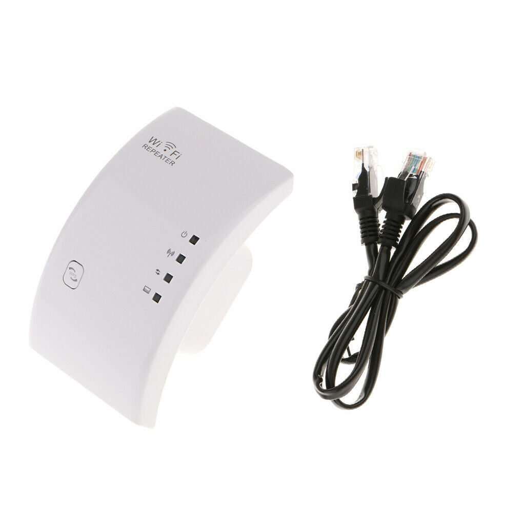 WiFi Extender, 2.4G Wireless Internet Booster for Home 300Mbps Wi-Fi Blast Range