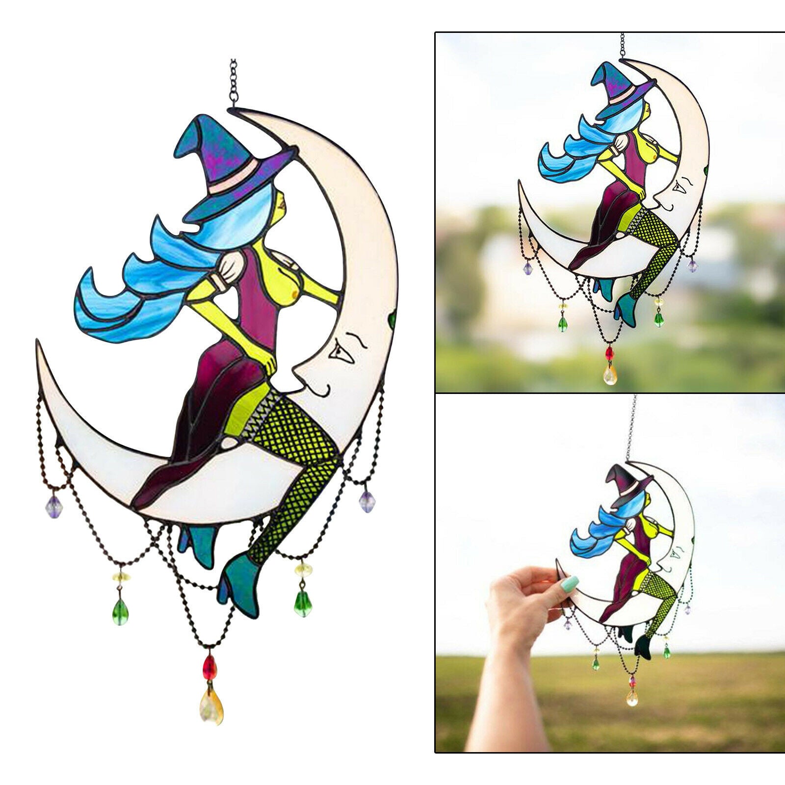 Suncatcher Window Prism Crystal Ball Rainbow Pendant Car Window Ornaments