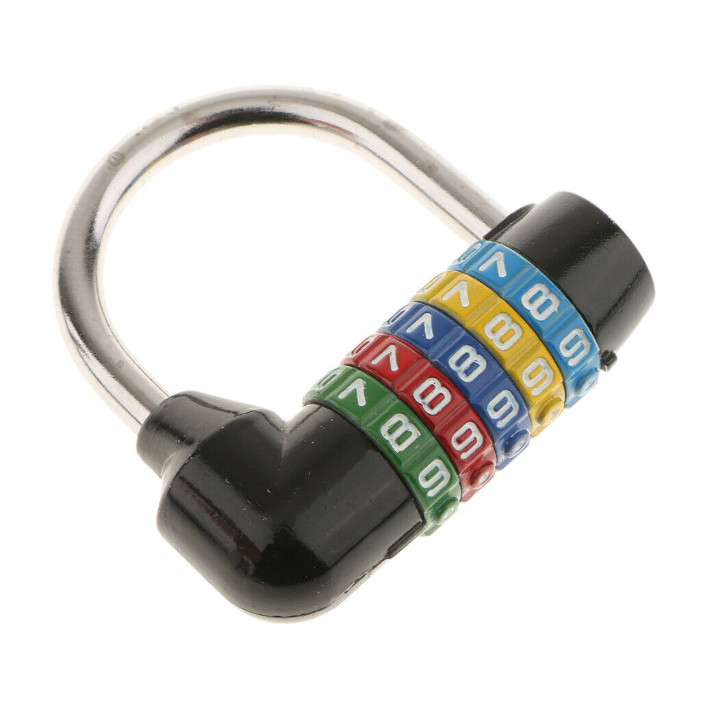 5-Digit Zinc Alloy Combination Lock Travel Luggage Bag Padlock Code Lock