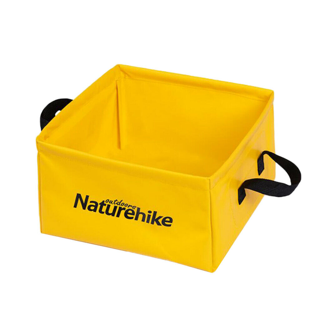 Collapsible Water Bucket 13L Wash Basin for Hiking Gardening Car Washing