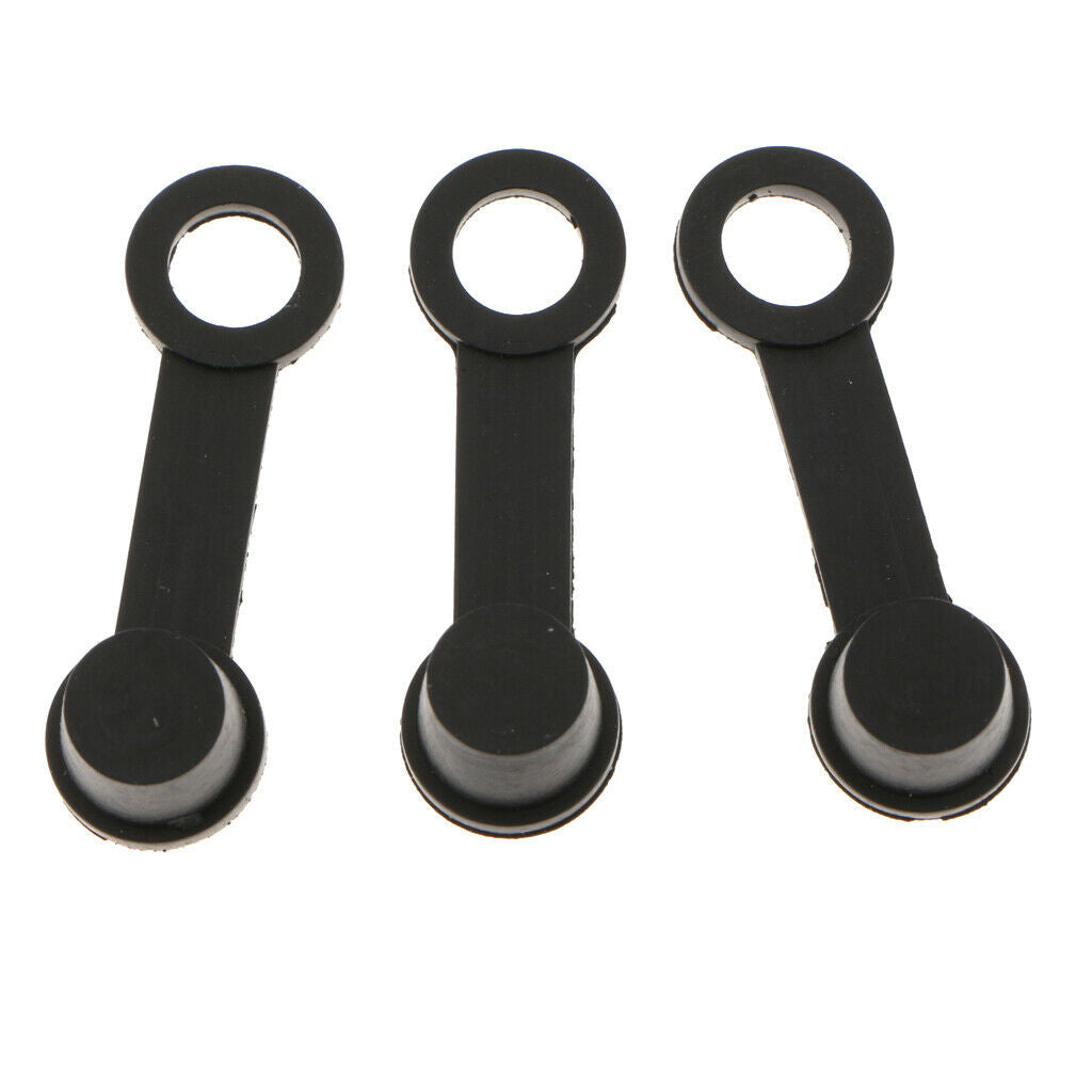 30x Brake Bleeder Valve Screw Caps Zerk Fitting Rubber Dust Black Dustproof