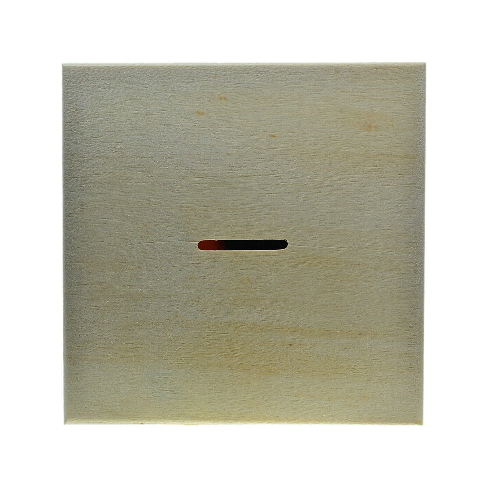 Wooden Plain Cuboid Coin Money Bank Saving Box DIY Painting Decorate Case
