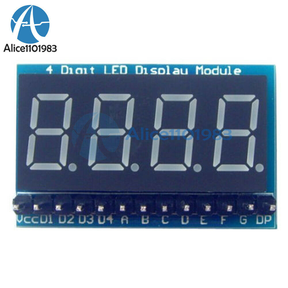 4-Digit  8 Paragraph  LED Display Board Parallel Digital Tube Display Module