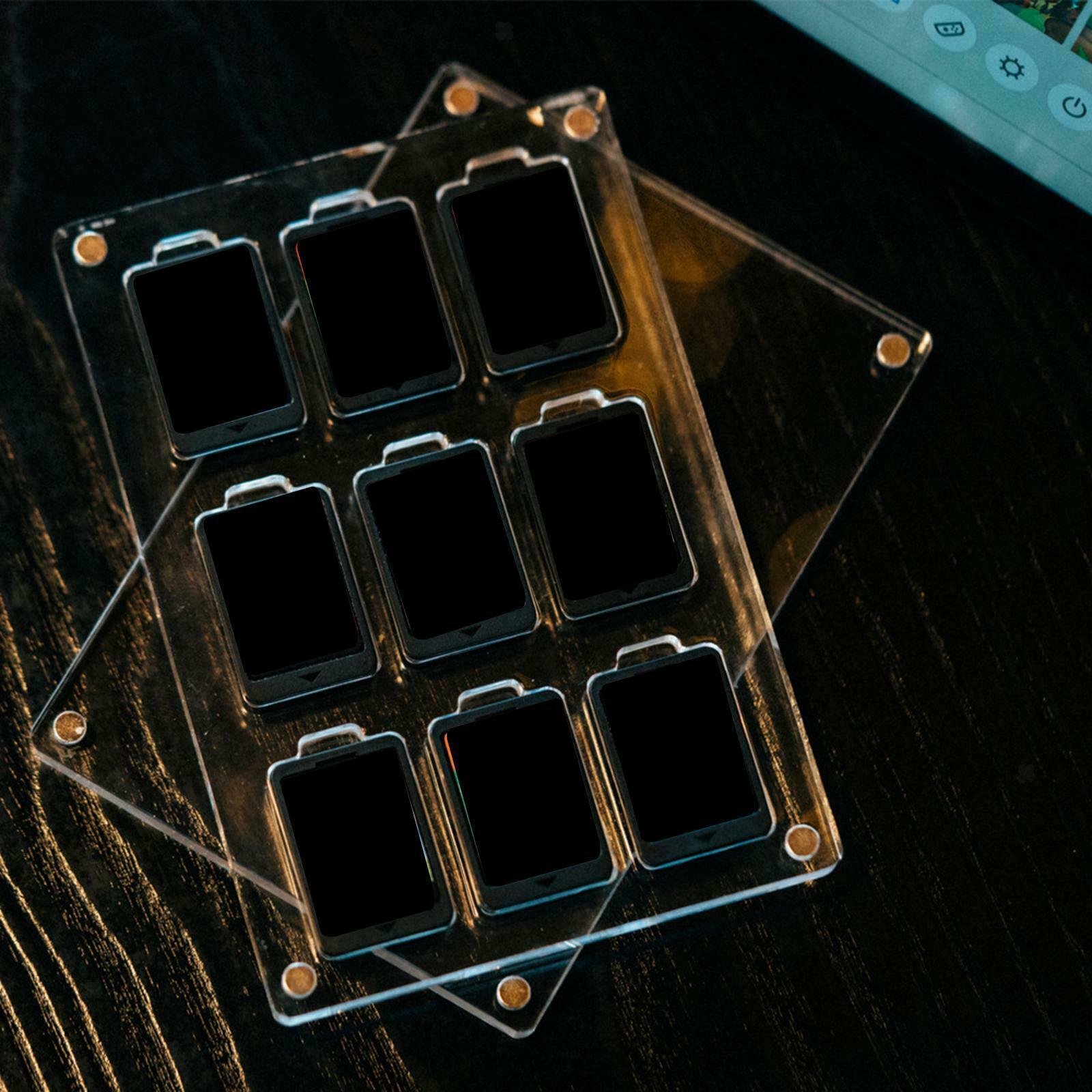 Transparent Game Card Box for Switch Shockproof Cabinet Game Storage Case