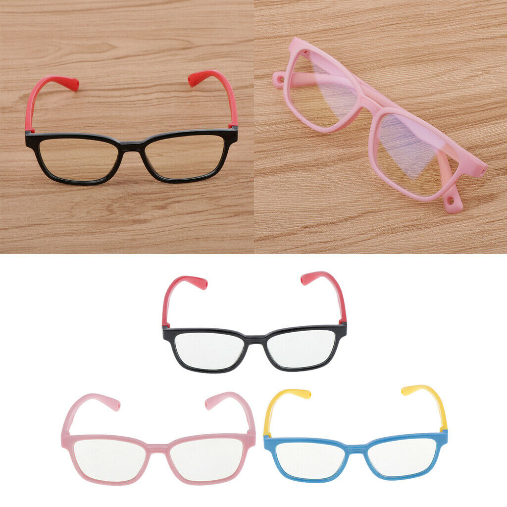 3pcs Eye Glasses for Kids Anti Blue Light Soft Silicone Frame Game Glasses
