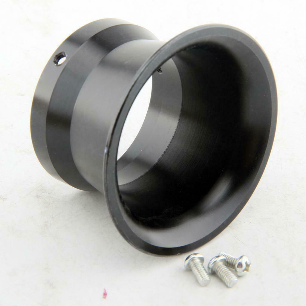 6x 50mm Air Filter Velocity Stack for PWK24/26/28/30 Carburetor Inlet Black
