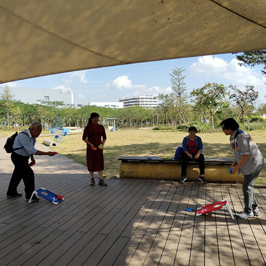 Portable Cornhole Board Beanbag Throwing Throwing Game Set with Carrying Bag