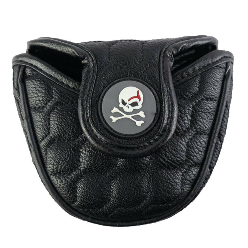 Magnetic Golf Mallet Head Cover Center Putter Headcovers Club Protector Guard