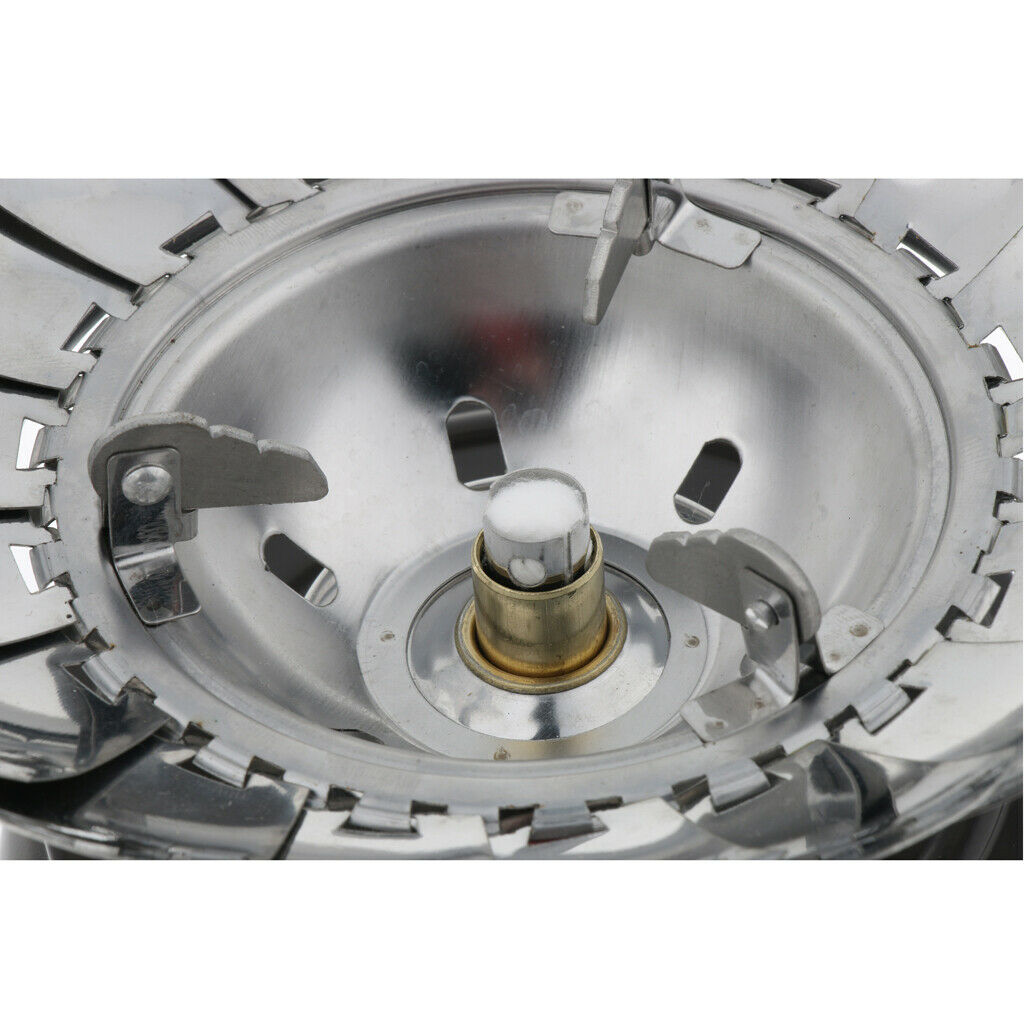 Portable Alcohol Burner Stove Stainless Steel Outdoor Camping Cooking Stove