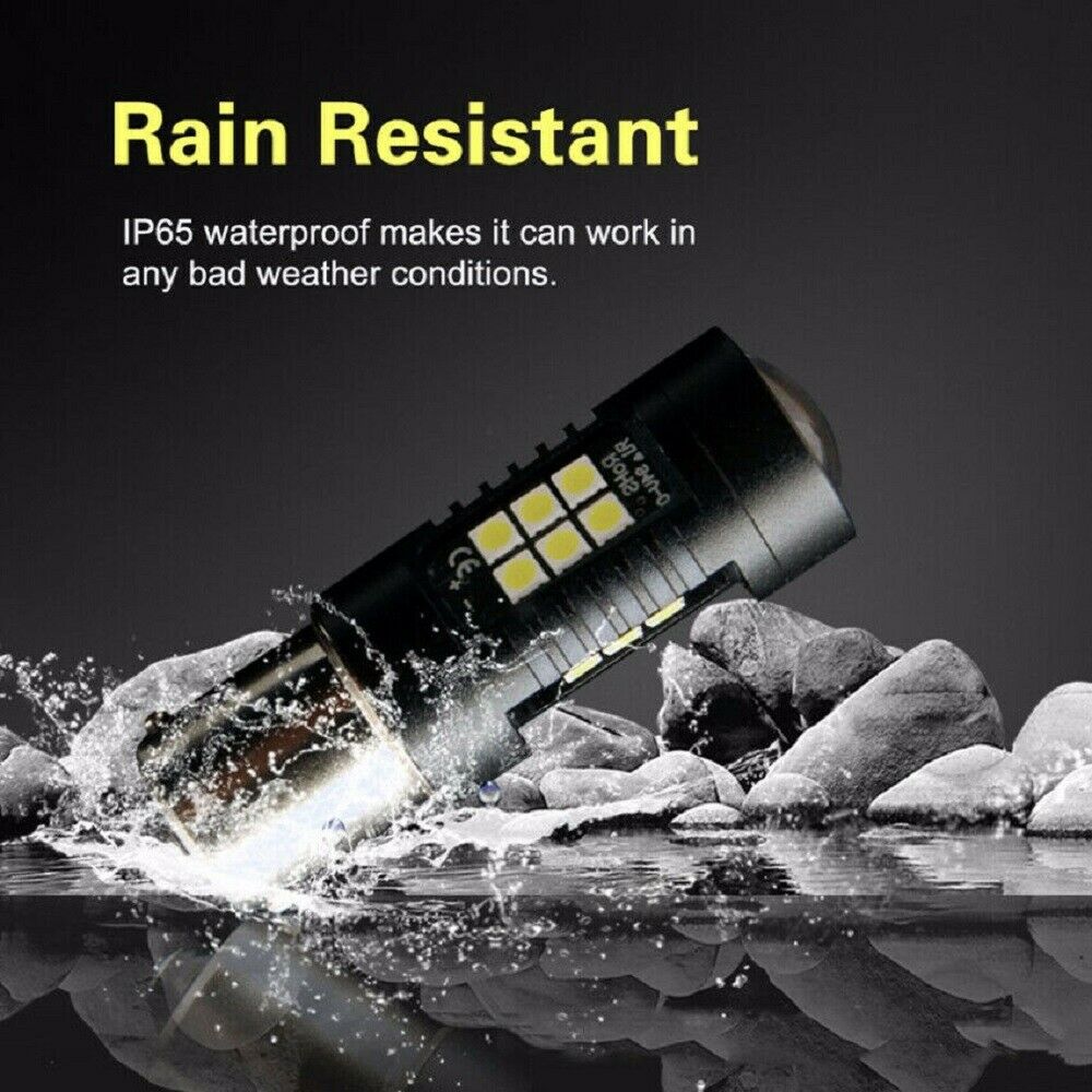 1Pcs LED Car White Bulb BA15S P21W 1156 Backup Reverse Light 21-SMD 3030 US