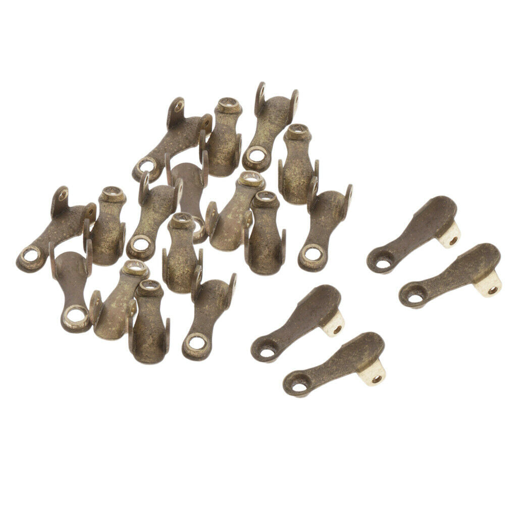 20 Pieces Small Trumpet Water Key  Replacement Trumpet Base Parts