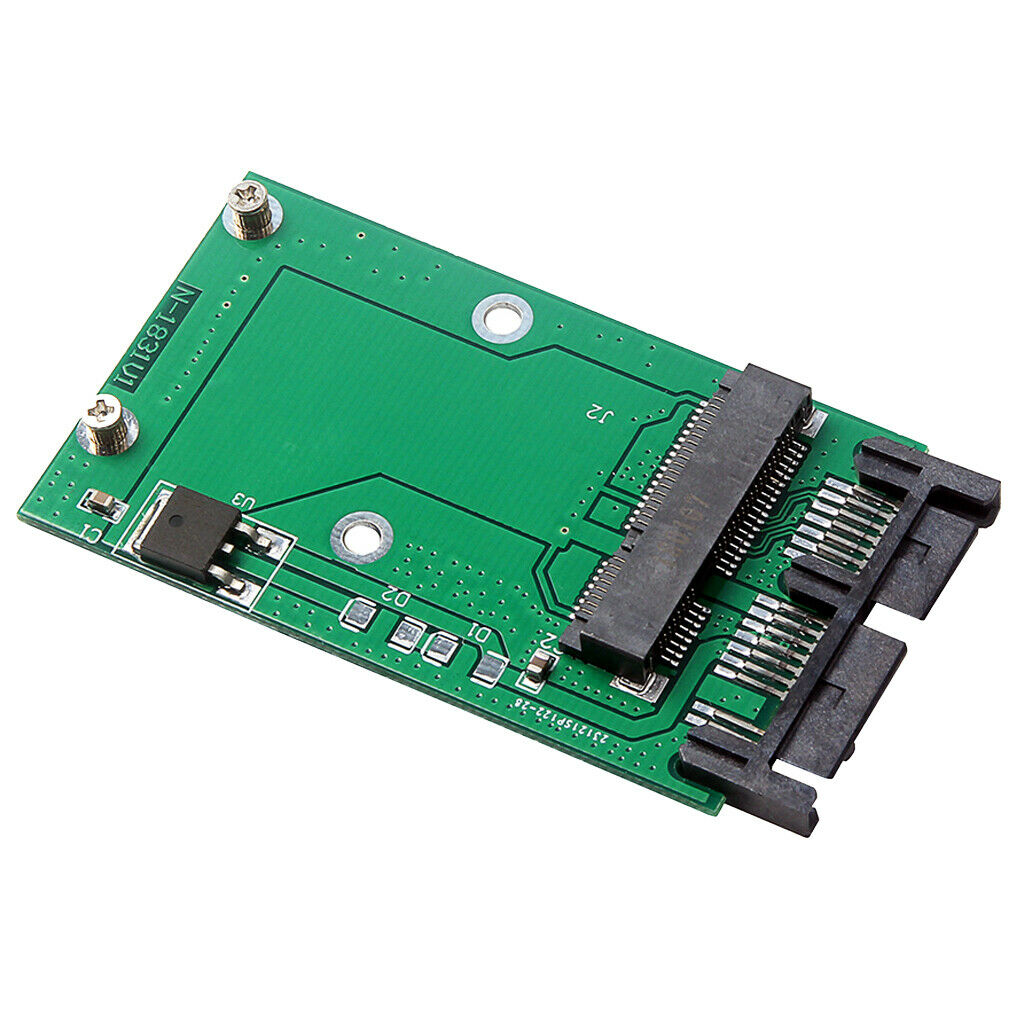 2 Pieces Premium MSATA To 7+9 1.8" Micro SATA Converter Adapter For Notebook