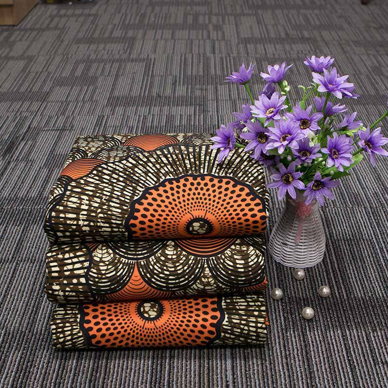 National Style Plain Weave Polyester Wax Printing Cloth Fabric for Garment Craft