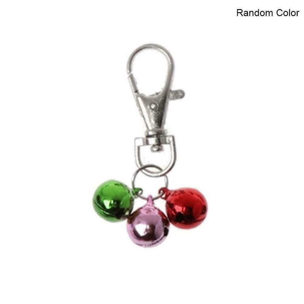 Pet Dog Cat Collar Jingle Bell With Clasp Clip On Charm Decor Diy Random A8R3
