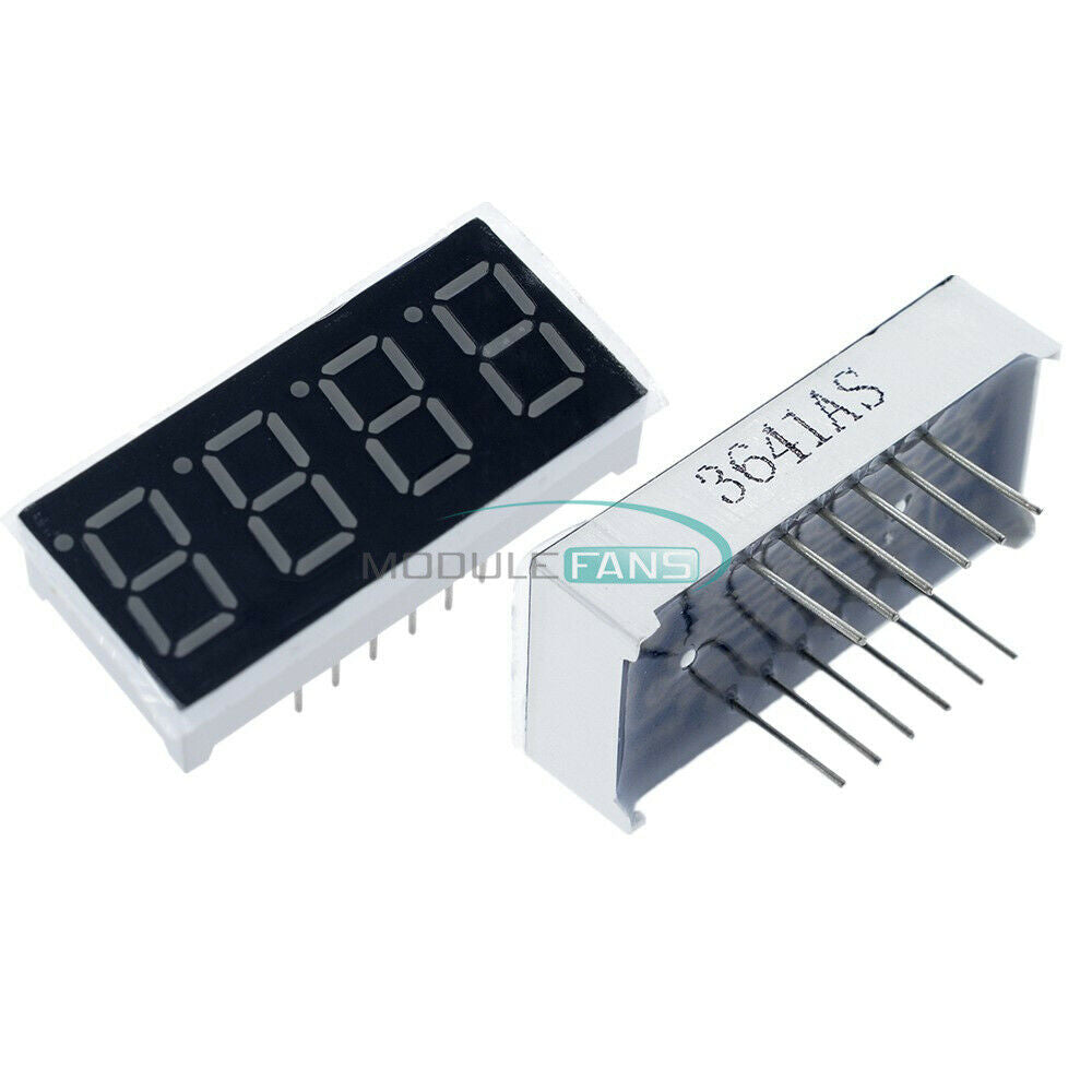 10PCS 4-Digit 7-Segment Common Cathode 0.36 inch RED LED 0.36" digital Display