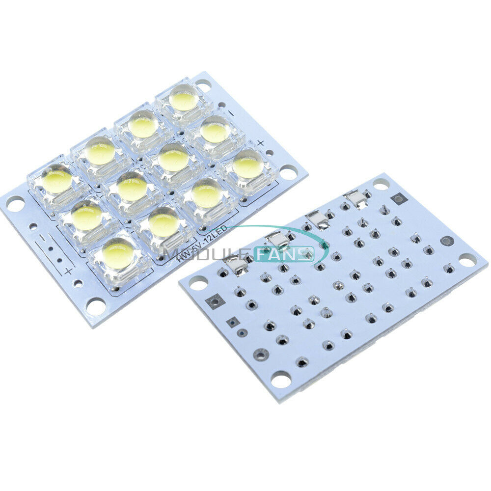 12 LED Super Bright White Piranha LED board Night LED Lights Lamp DC 3V-5V