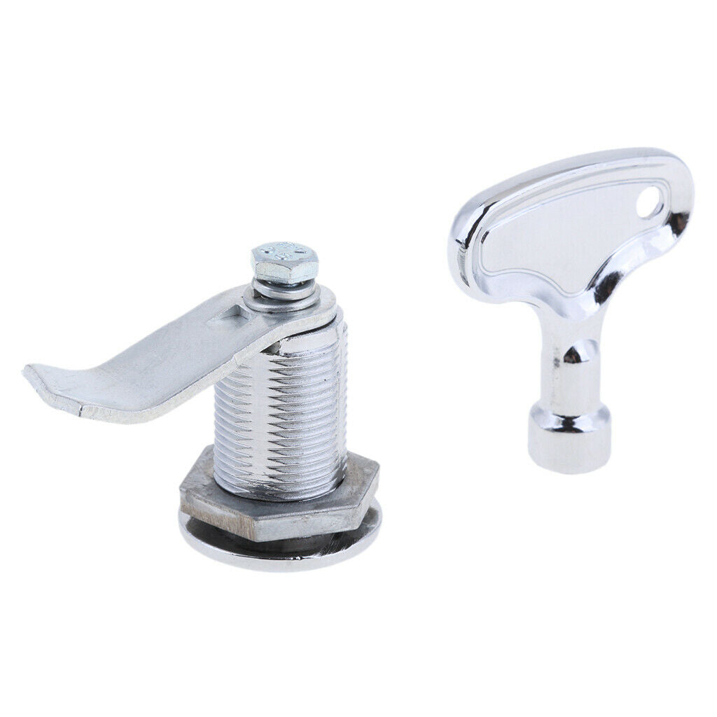 New Boat Stainless Steel Triangulation Deck Cabin Pull Ring Door Lock Latch
