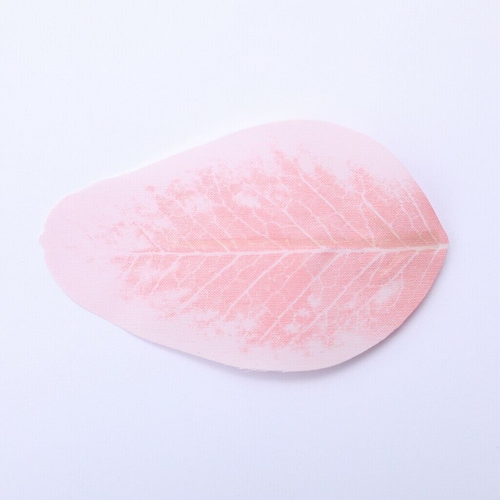 50x Artificial Peach Leaves Wreath Wedding Headwear Flower Decor DIY Crafts