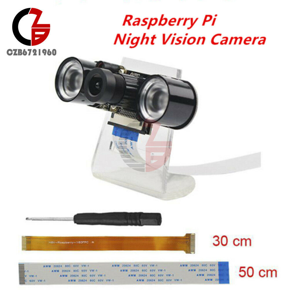 Raspberry Pi Night Vision OV5647 Camera  Acryclic Holder for Raspberry Pi 3B+/2