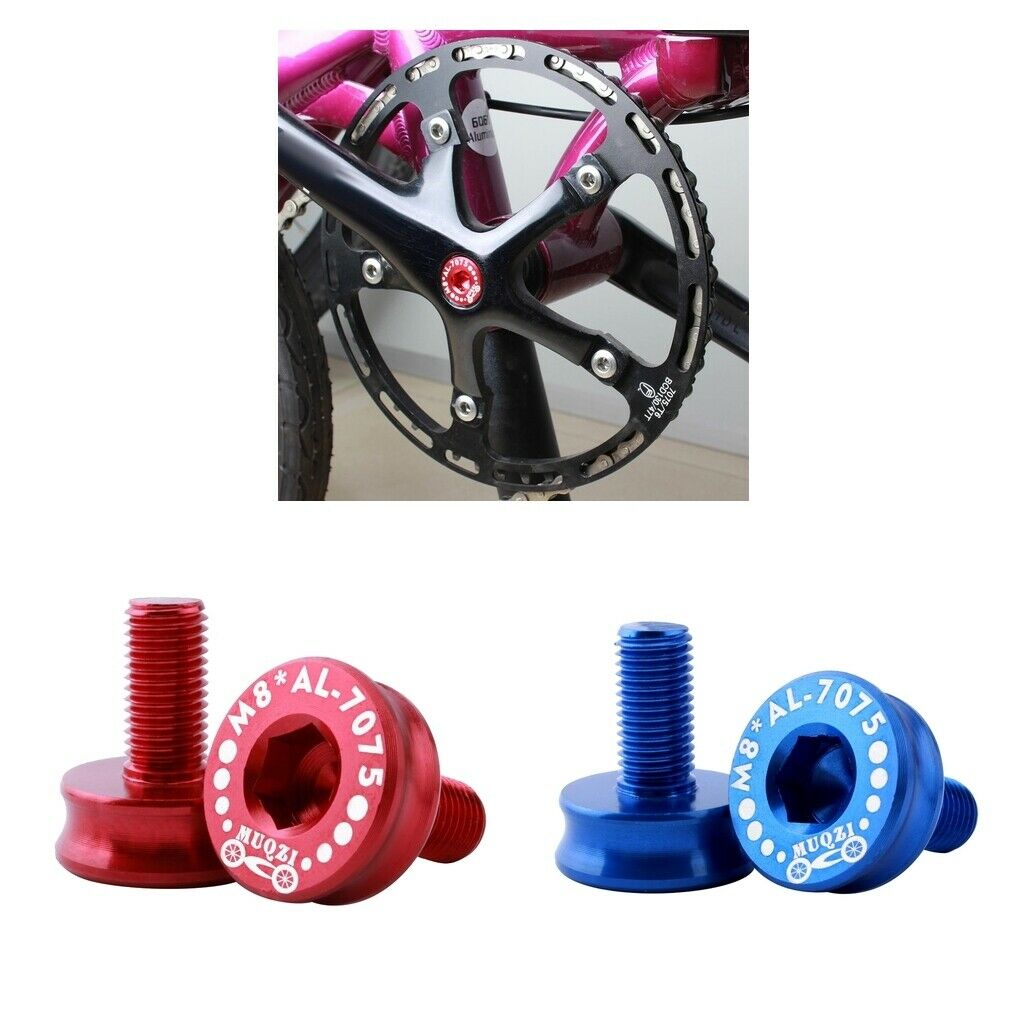 4pcs Aluminum Alloy Bike Bottom Bracket Seal Screws Fixed Bolt High Strength