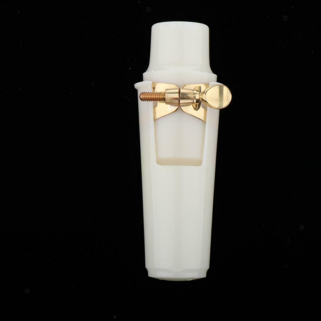White Alto Saxophone Mouthpiece Ligature Kit Woodwind Musical Insrument Accs