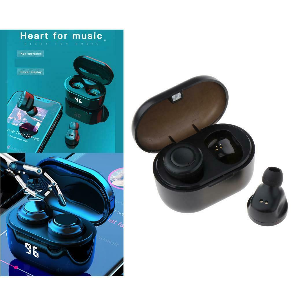 A6 Sports in-Ear Hifi Bluetooth 5.0 TWS Earphone Earbuds Headset LCD Power