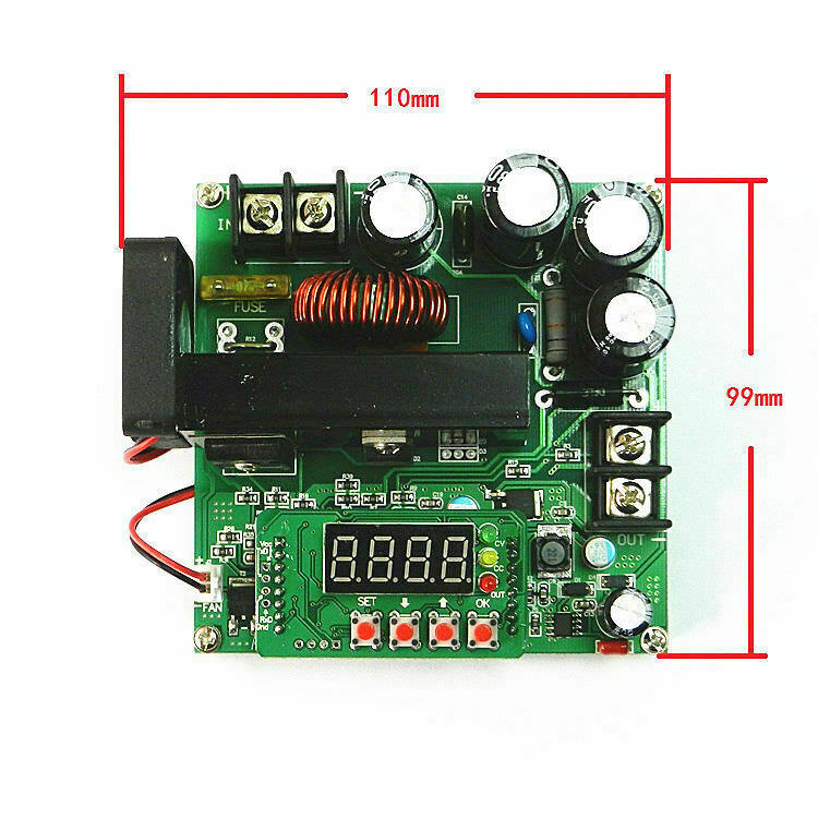 B900W NC DC Voltage Constant Current Power Supply Adjustable 120V 15A Charger