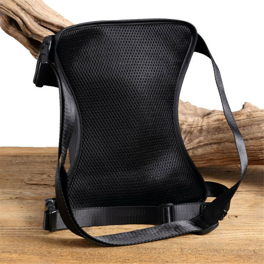 Pure Black Motorcycle Leg Bag 15 * 26 * 7cm, Easy To Carry And Wear-Resistant