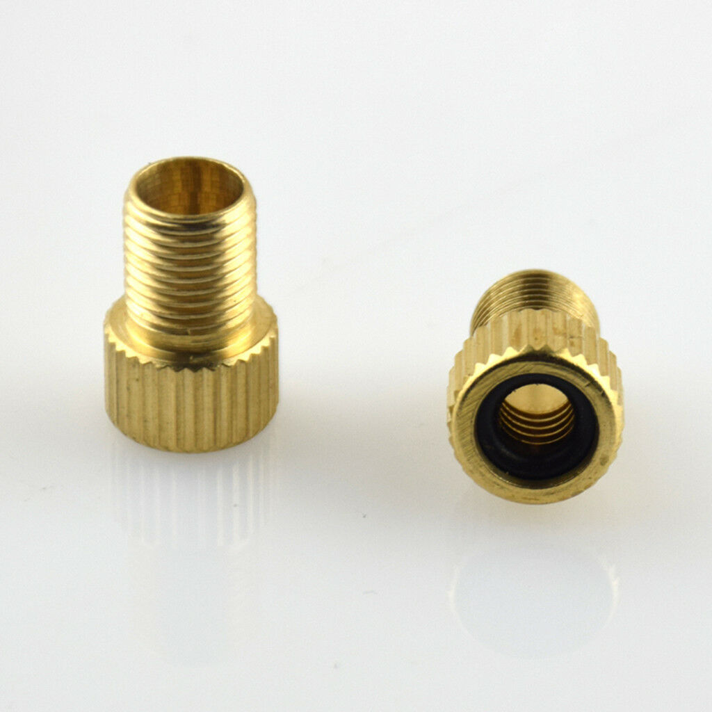 2 Pieces Presta to Schrader Car Cycle Road Racing Bike Tube Valve Adapters